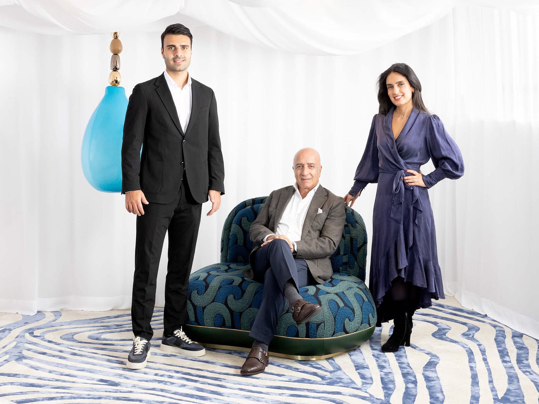 Portrait Familie Khodarahm – zwei Generationen NEGRA Carpet & Home