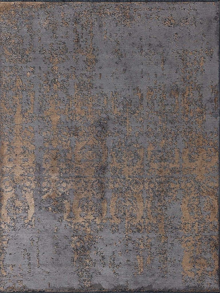 Novera Grey / Gold – Edition Collection · handgeknüpfter Designerteppich von NEGRA Zürich