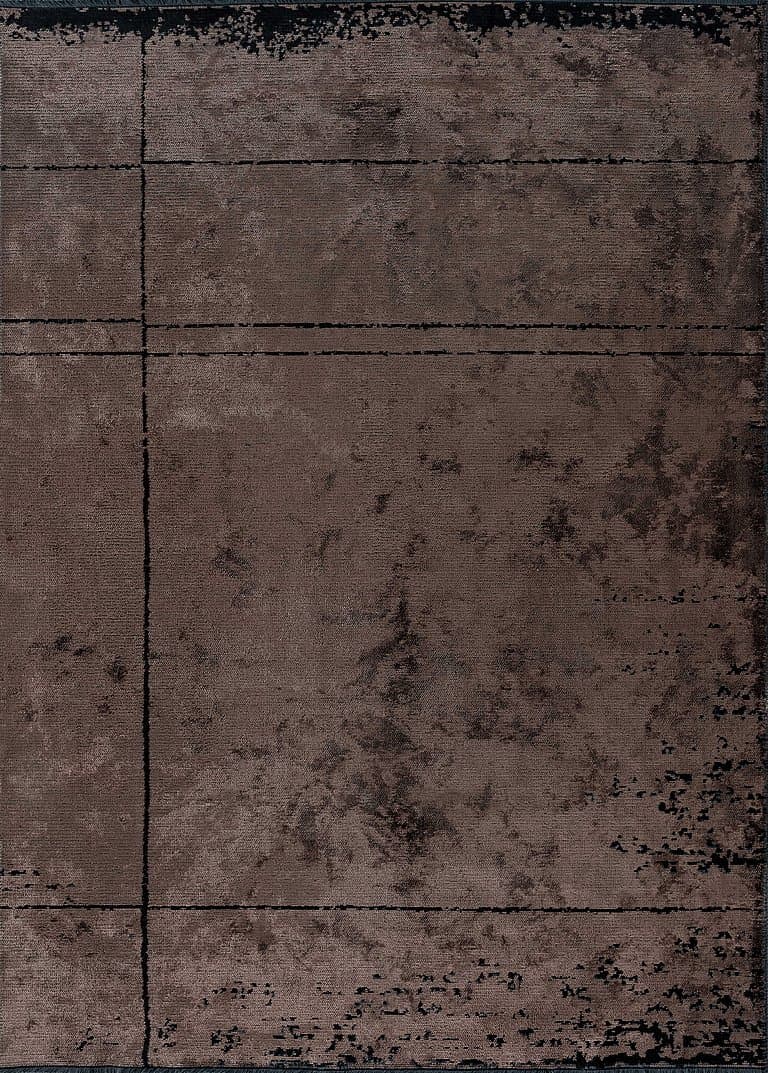 Sereno Dark Brown – Edition Collection · handgeknüpfter Designerteppich von NEGRA Zürich