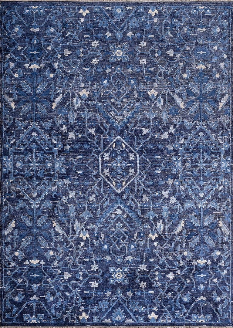 Solara Blue – Edition Collection · handgeknüpfter Designerteppich von NEGRA Zürich