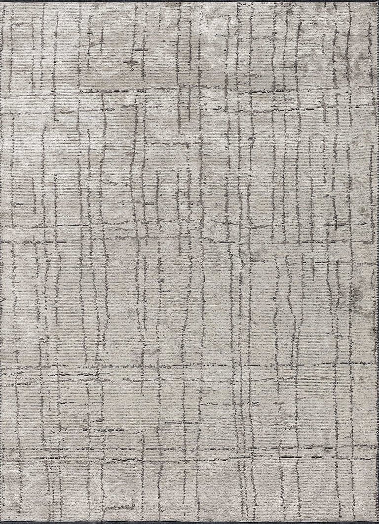 Vermora Beige / Grey – Edition Collection · handgeknüpfter Designerteppich von NEGRA Zürich
