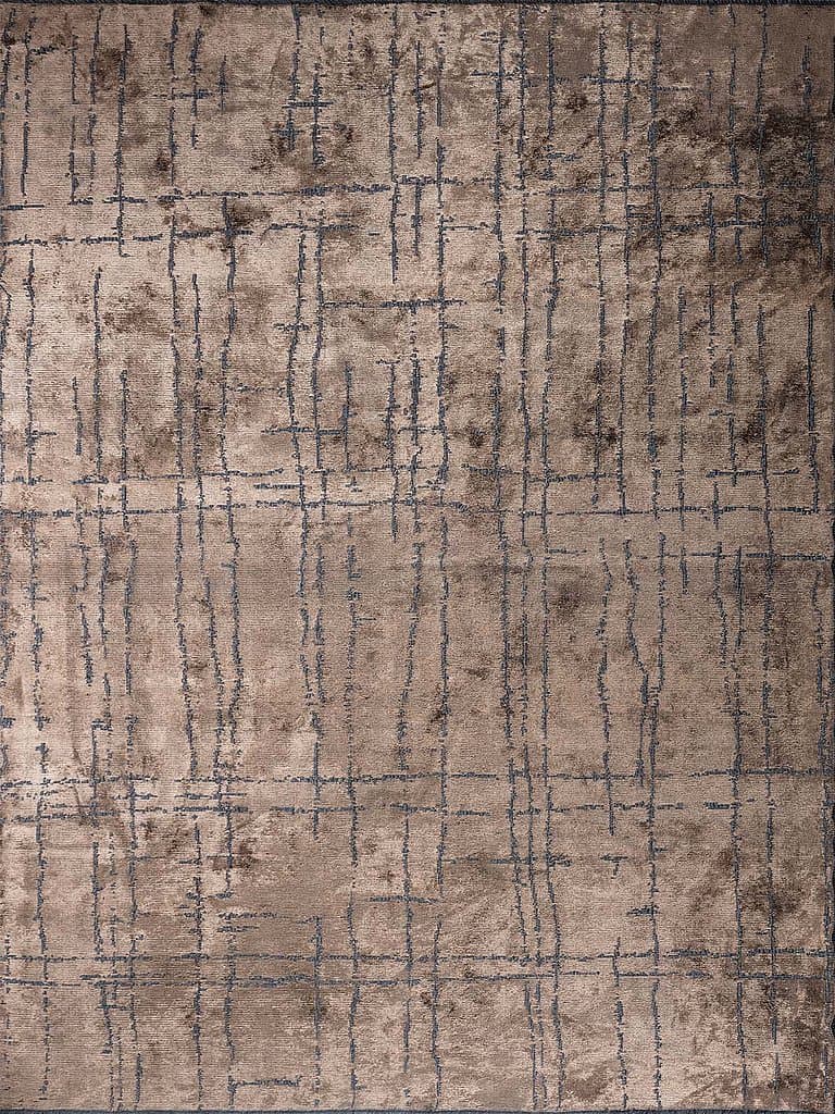 Vermora Brown / Grey – Edition Collection · handgeknüpfter Designerteppich von NEGRA Zürich