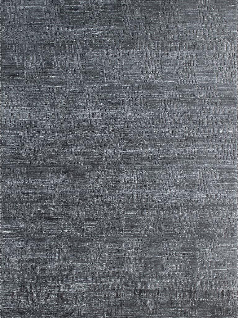 Lines Charcoal – Nomadic Collection · handgeknüpfter Designerteppich von NEGRA Zürich