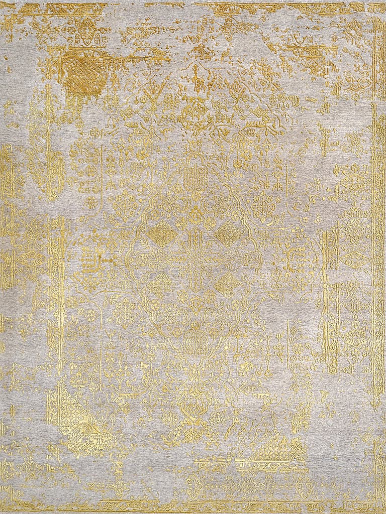 Bustan Gold – Skyview Collection · handgeknüpfter Designerteppich von NEGRA Zürich