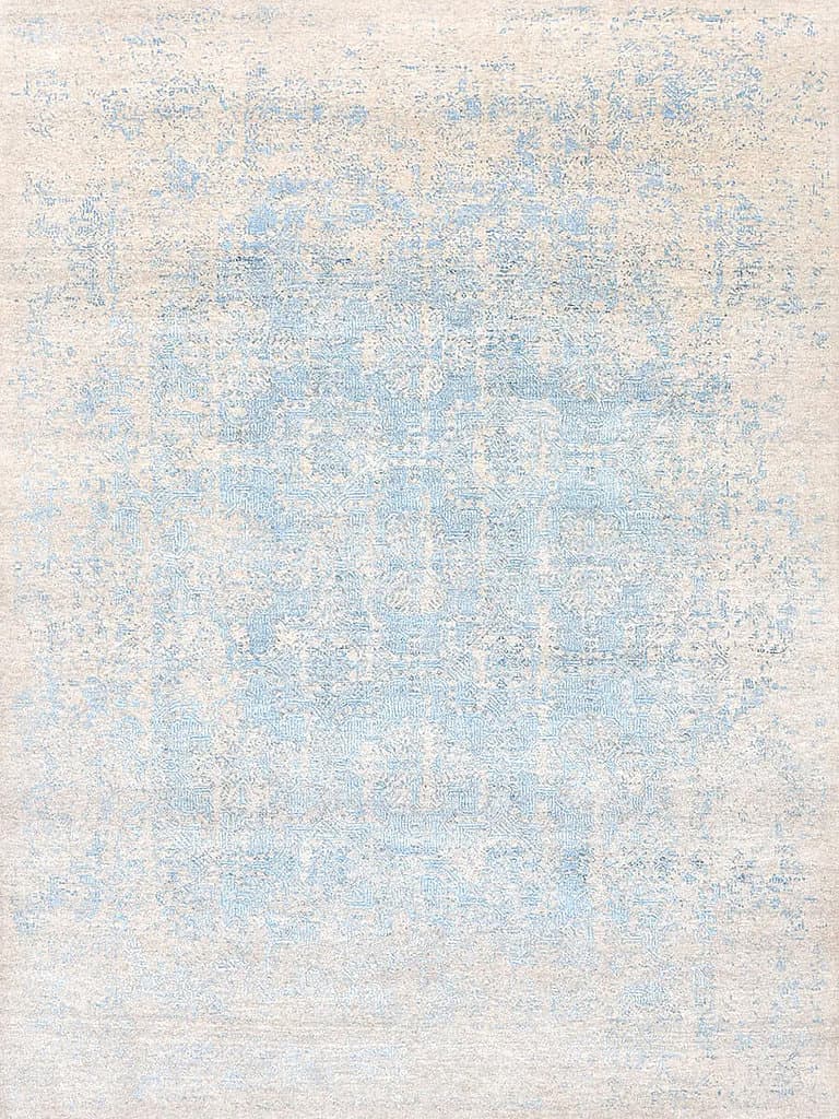 Lavar Blue – Skyview Collection · handgeknüpfter Designerteppich von NEGRA Zürich