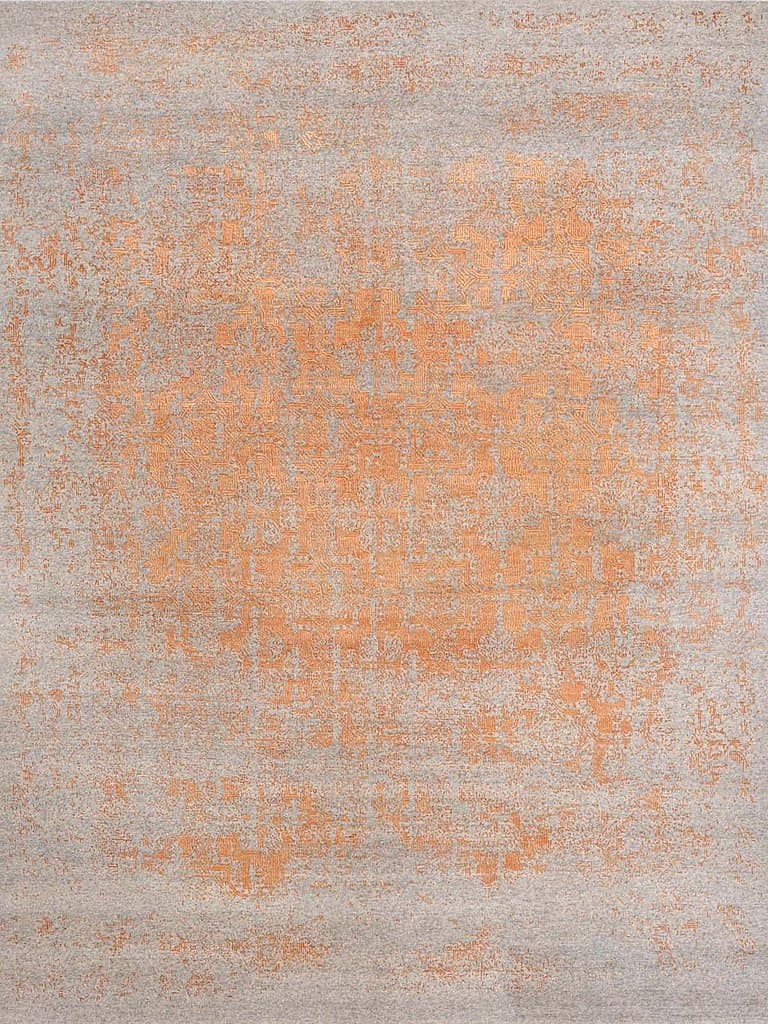 Lavar Orange – Skyview Collection · handgeknüpfter Designerteppich von NEGRA Zürich