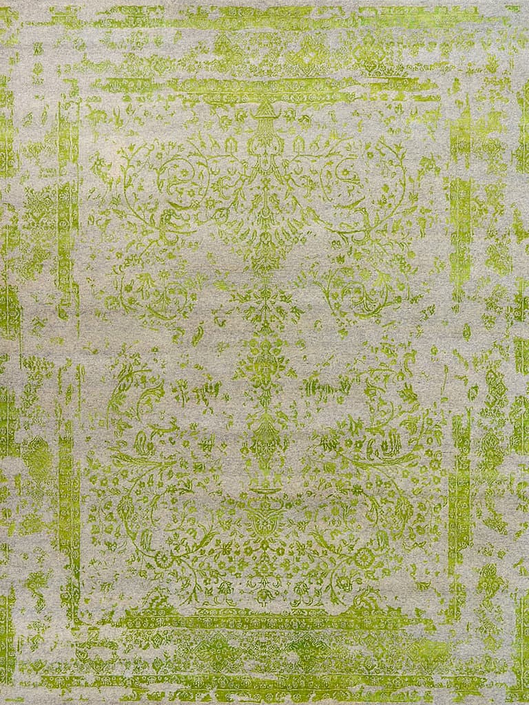 Lilian Green – Skyview Collection · handgeknüpfter Designerteppich von NEGRA Zürich