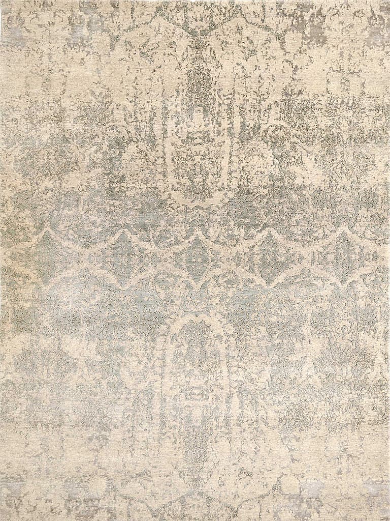 Sadaf Grey – Skyview Collection · handgeknüpfter Designerteppich von NEGRA Zürich