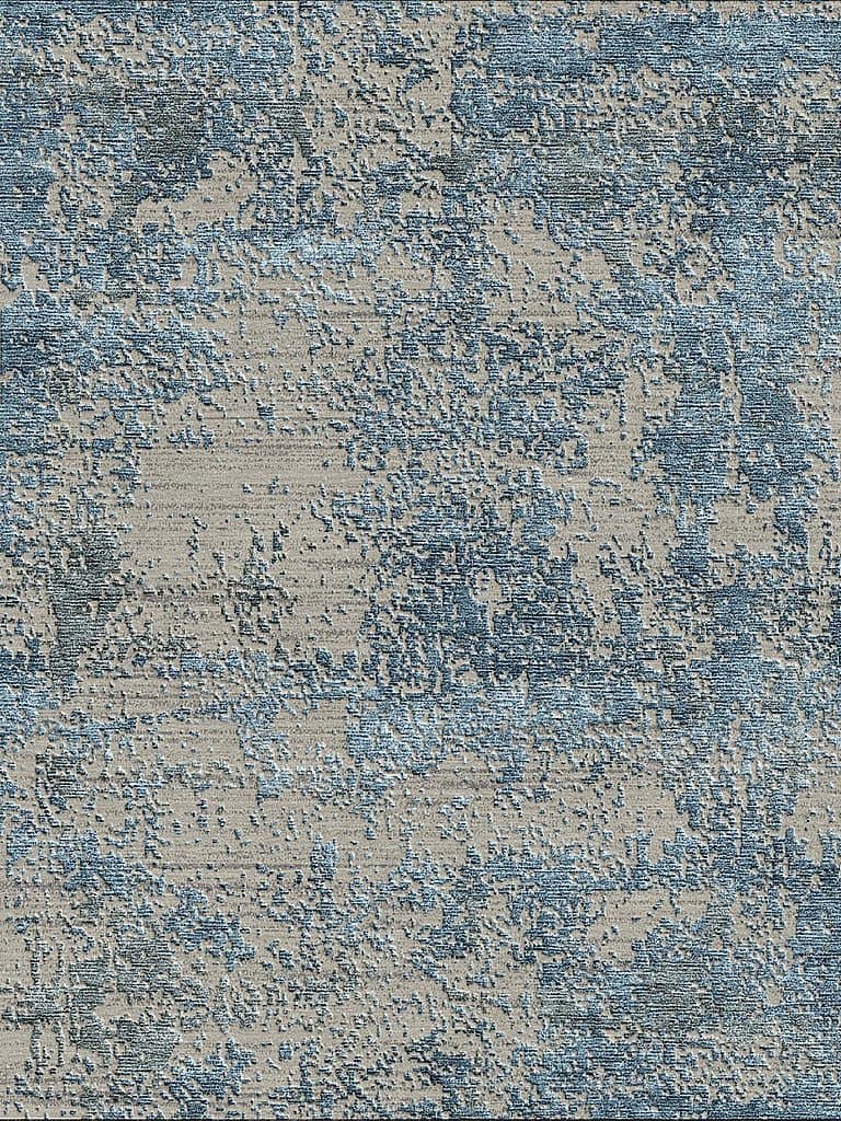 Stone Dark Blue – Skyview Collection · handgeknüpfter Designerteppich von NEGRA Zürich