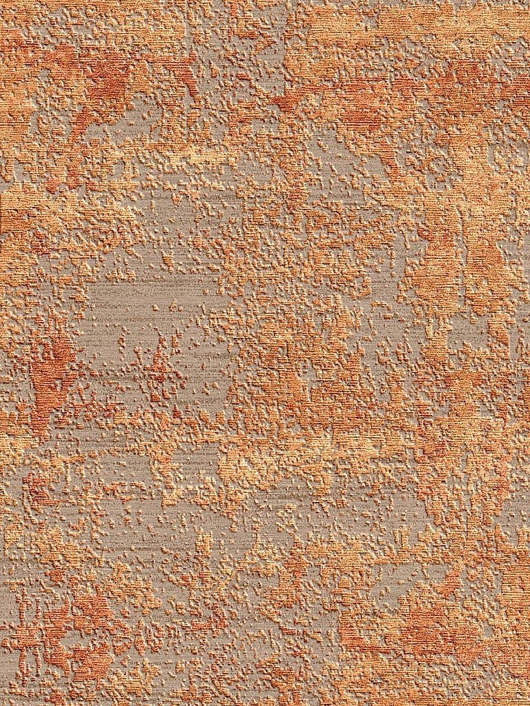 Stone Orange – Skyview Collection · handgeknüpfter Designerteppich von NEGRA Zürich