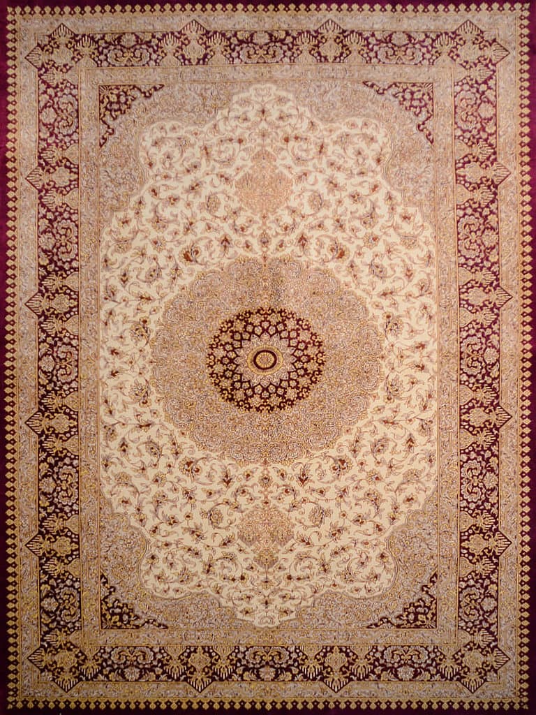 Ghom Seide 173757 – Traditional Collection · handgeknüpfter Designerteppich von NEGRA Zürich