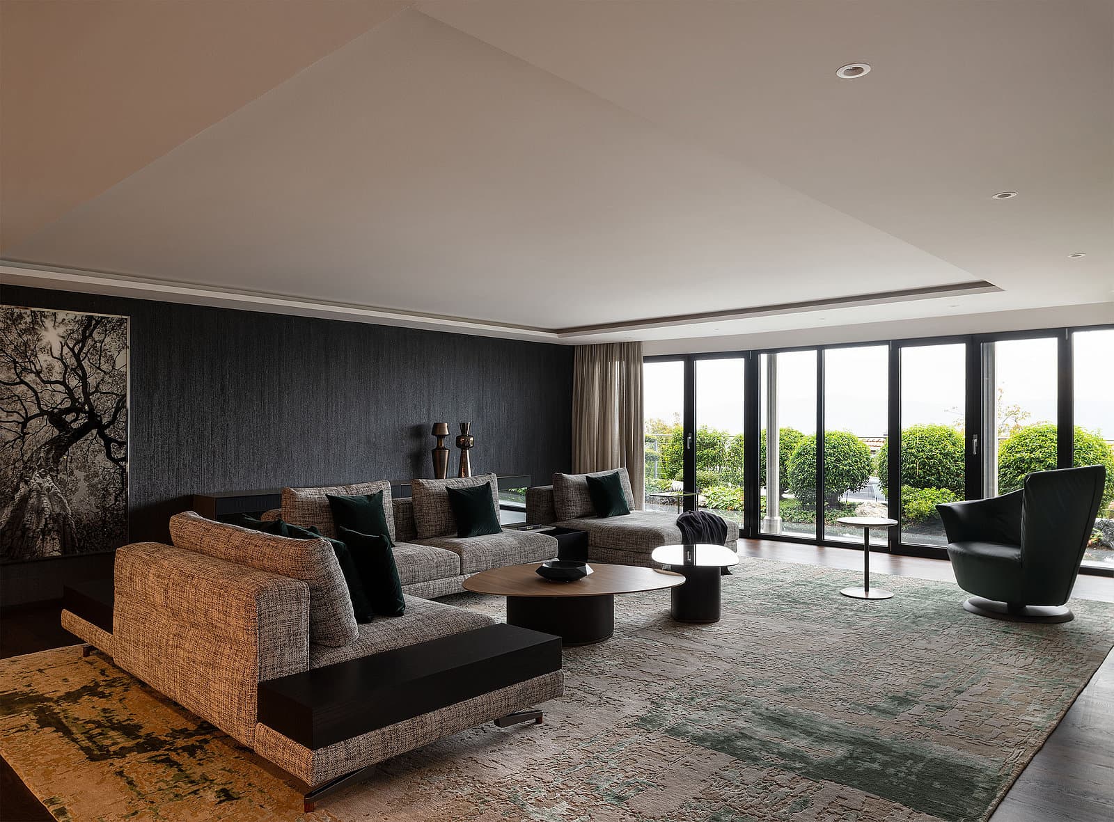 Terrassenhaus am Zürichsee · Zürichsee – Referenzprojekt NEGRA Carpet & Home